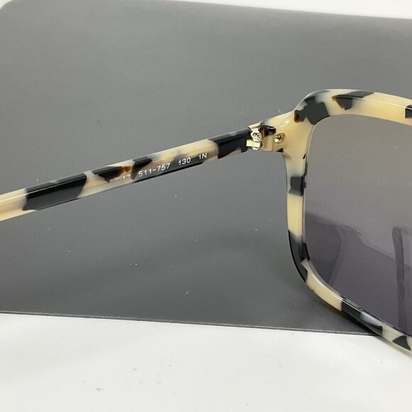 Prada SPR10V-F 511-757 Ivory Havana Square Sunglasses Scratched Lenses main image 11